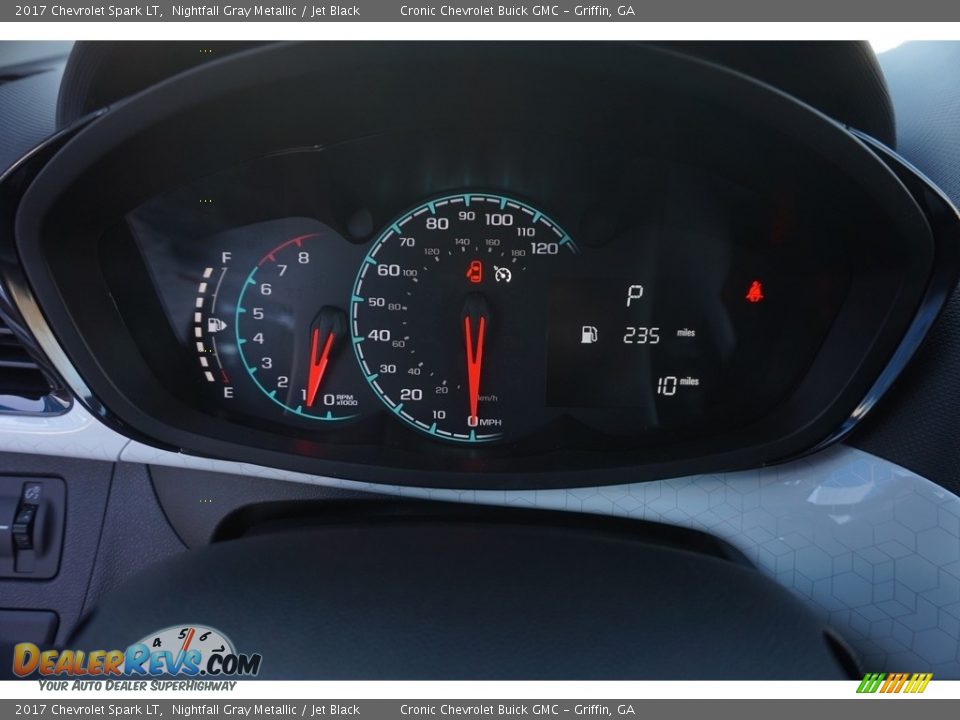 2017 Chevrolet Spark LT Nightfall Gray Metallic / Jet Black Photo #13