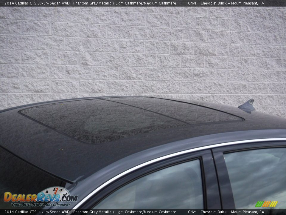 2014 Cadillac CTS Luxury Sedan AWD Phantom Gray Metallic / Light Cashmere/Medium Cashmere Photo #4