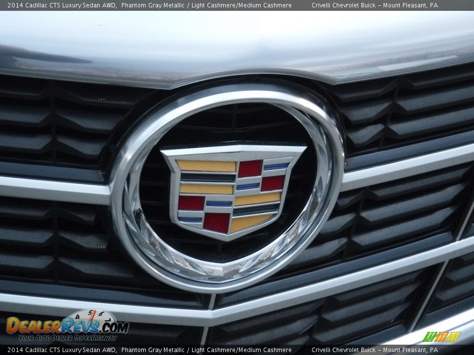 2014 Cadillac CTS Luxury Sedan AWD Phantom Gray Metallic / Light Cashmere/Medium Cashmere Photo #6