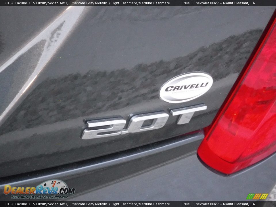 2014 Cadillac CTS Luxury Sedan AWD Phantom Gray Metallic / Light Cashmere/Medium Cashmere Photo #10