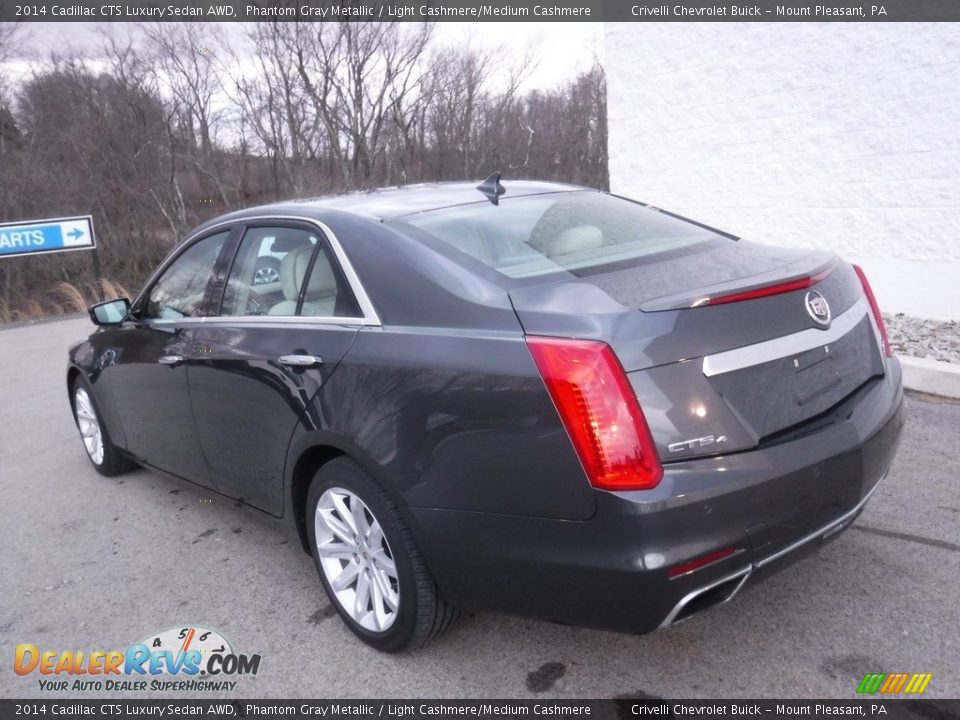 2014 Cadillac CTS Luxury Sedan AWD Phantom Gray Metallic / Light Cashmere/Medium Cashmere Photo #12