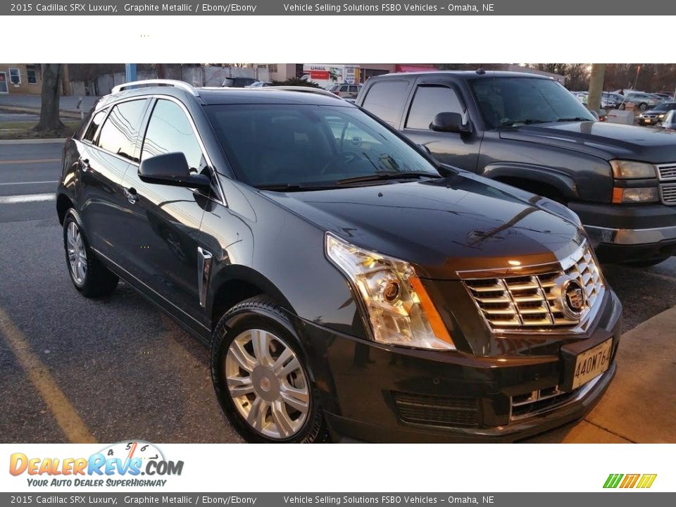 2015 Cadillac SRX Luxury Graphite Metallic / Ebony/Ebony Photo #1