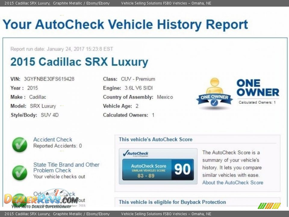 Dealer Info of 2015 Cadillac SRX Luxury Photo #2