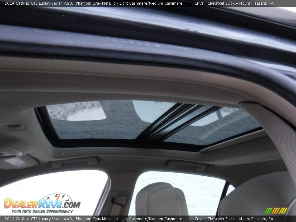 2014 Cadillac CTS Luxury Sedan AWD Phantom Gray Metallic / Light Cashmere/Medium Cashmere Photo #16