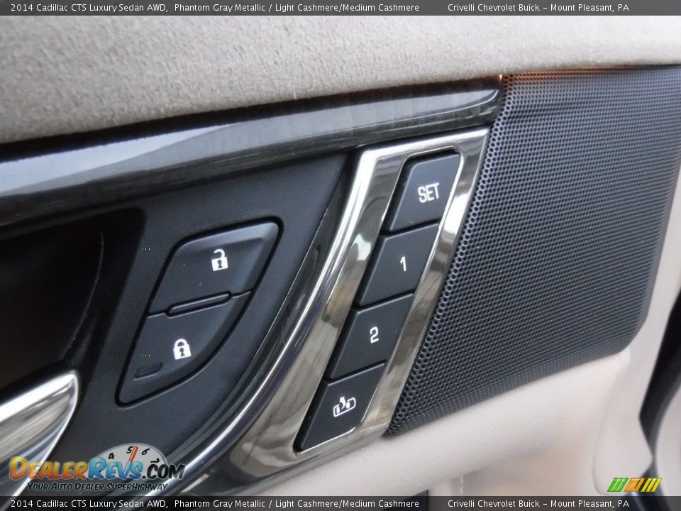 2014 Cadillac CTS Luxury Sedan AWD Phantom Gray Metallic / Light Cashmere/Medium Cashmere Photo #19