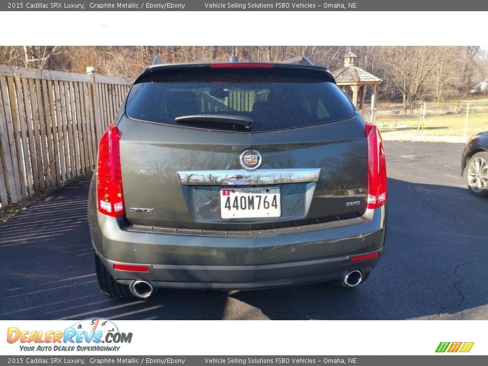 2015 Cadillac SRX Luxury Graphite Metallic / Ebony/Ebony Photo #6