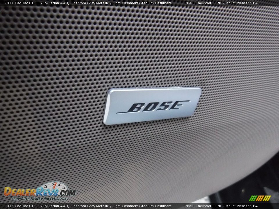 2014 Cadillac CTS Luxury Sedan AWD Phantom Gray Metallic / Light Cashmere/Medium Cashmere Photo #20