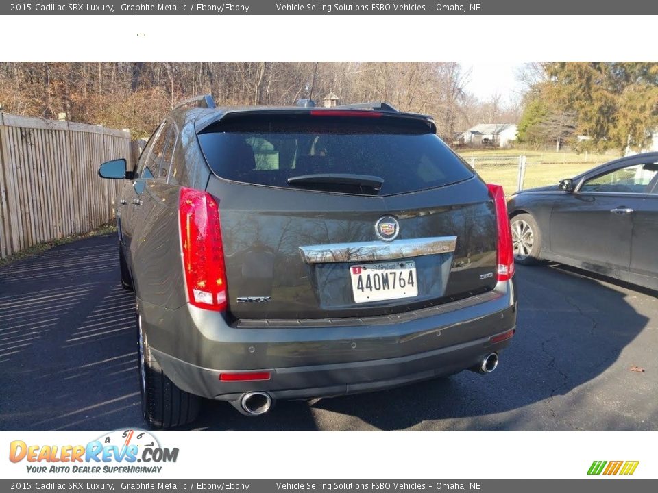 2015 Cadillac SRX Luxury Graphite Metallic / Ebony/Ebony Photo #7