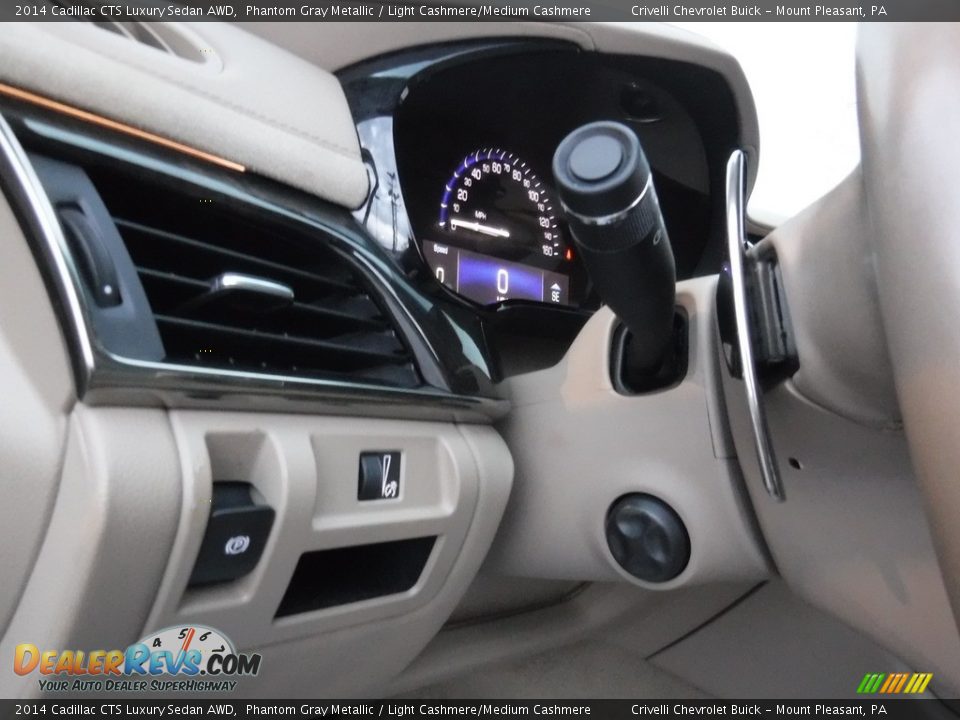 2014 Cadillac CTS Luxury Sedan AWD Phantom Gray Metallic / Light Cashmere/Medium Cashmere Photo #21