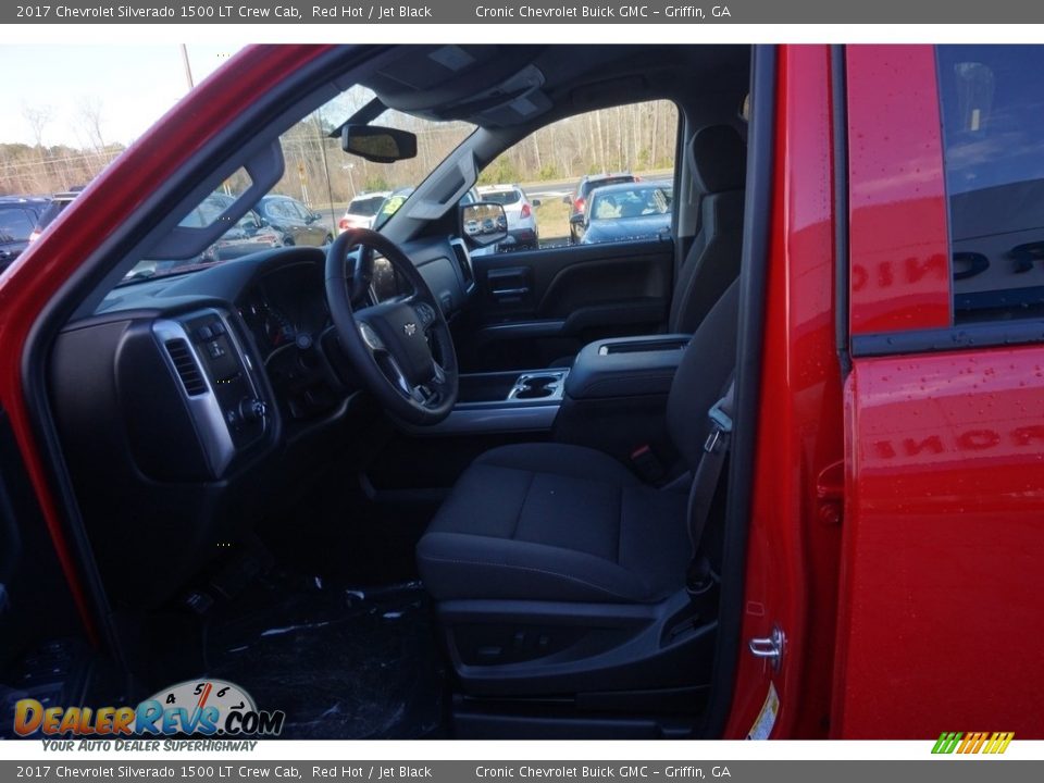 2017 Chevrolet Silverado 1500 LT Crew Cab Red Hot / Jet Black Photo #9