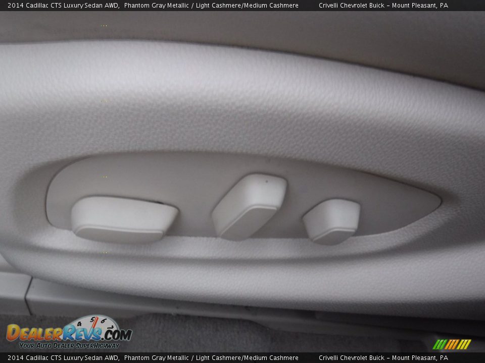 2014 Cadillac CTS Luxury Sedan AWD Phantom Gray Metallic / Light Cashmere/Medium Cashmere Photo #23