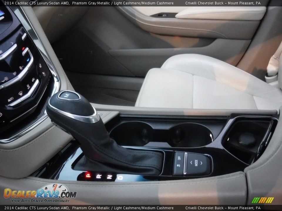 2014 Cadillac CTS Luxury Sedan AWD Phantom Gray Metallic / Light Cashmere/Medium Cashmere Photo #29