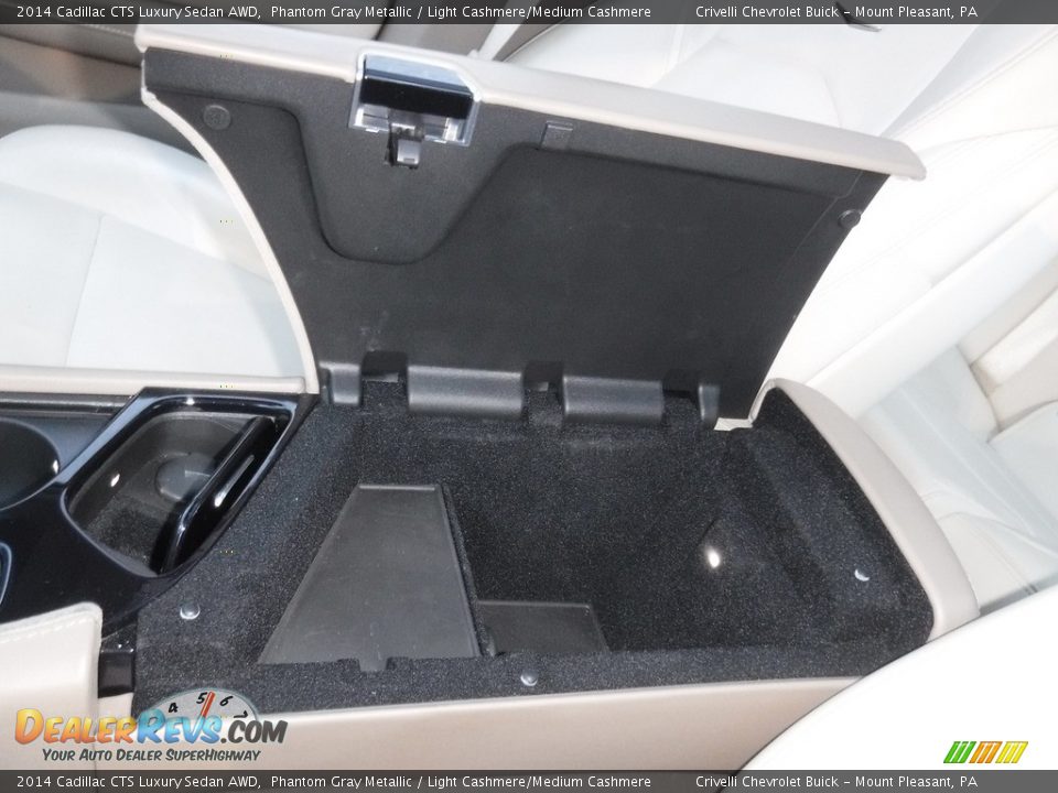 2014 Cadillac CTS Luxury Sedan AWD Phantom Gray Metallic / Light Cashmere/Medium Cashmere Photo #30