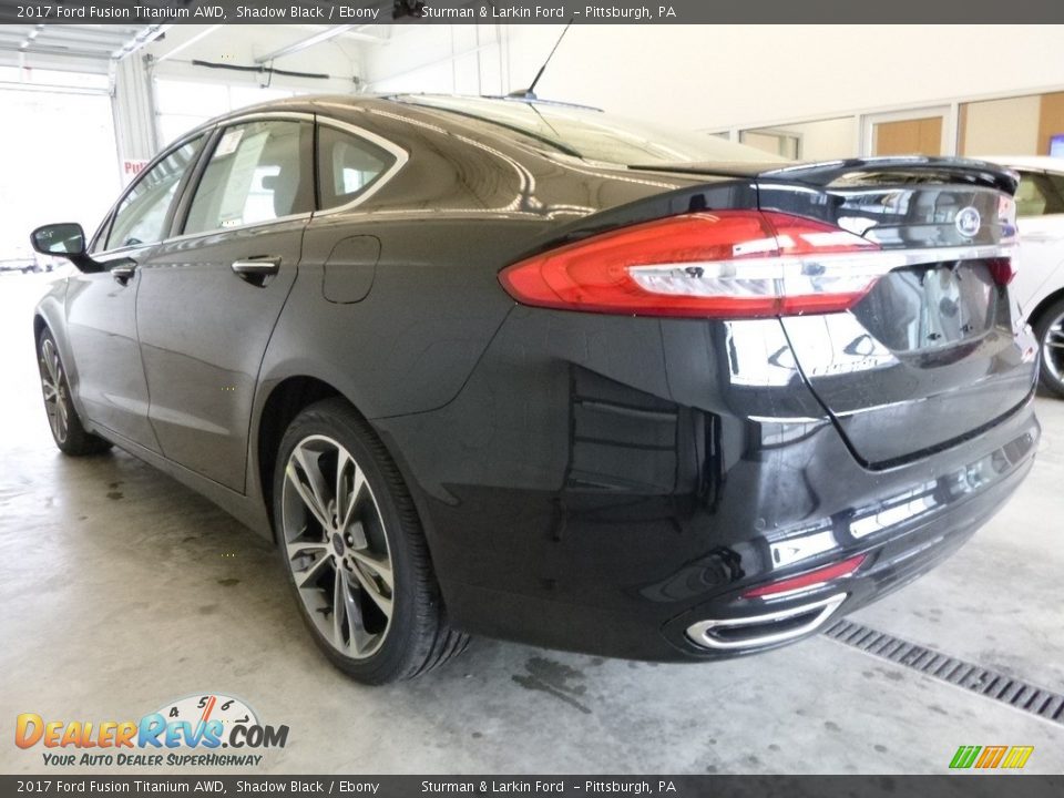 2017 Ford Fusion Titanium AWD Shadow Black / Ebony Photo #4