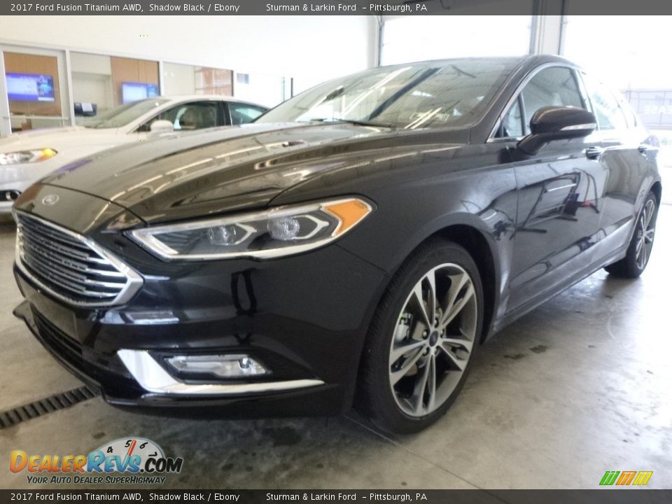 2017 Ford Fusion Titanium AWD Shadow Black / Ebony Photo #5