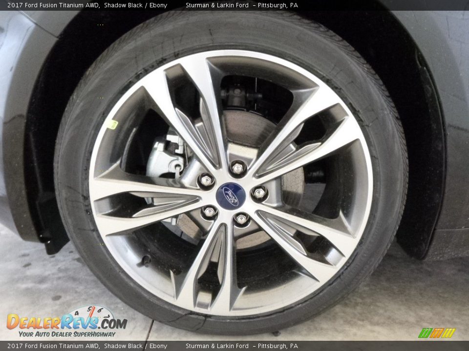 2017 Ford Fusion Titanium AWD Shadow Black / Ebony Photo #6