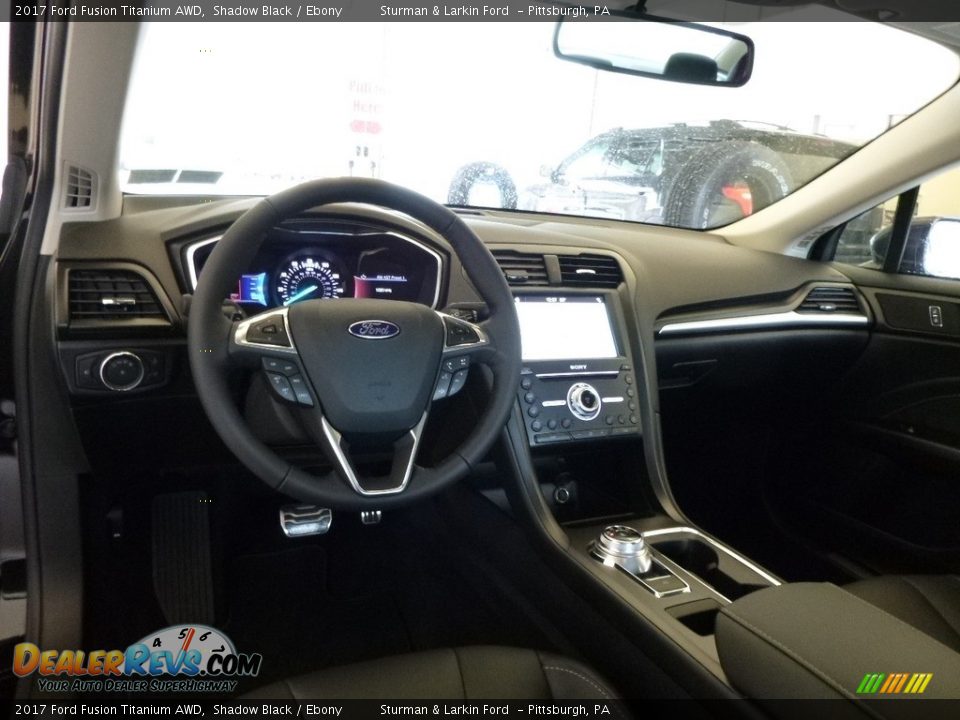 2017 Ford Fusion Titanium AWD Shadow Black / Ebony Photo #9