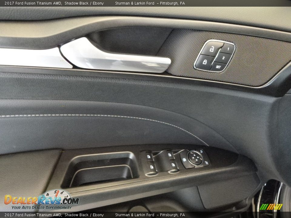 2017 Ford Fusion Titanium AWD Shadow Black / Ebony Photo #10