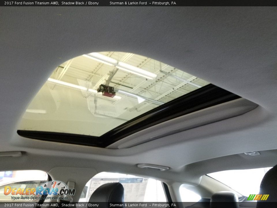 2017 Ford Fusion Titanium AWD Shadow Black / Ebony Photo #12