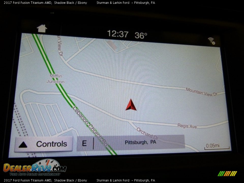 2017 Ford Fusion Titanium AWD Shadow Black / Ebony Photo #13