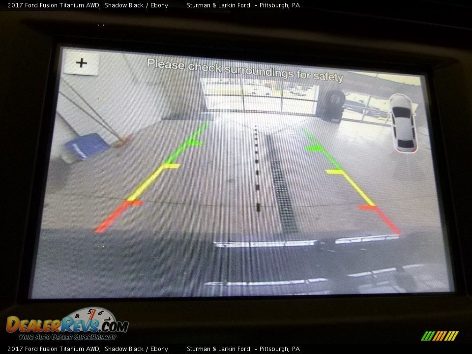 2017 Ford Fusion Titanium AWD Shadow Black / Ebony Photo #14