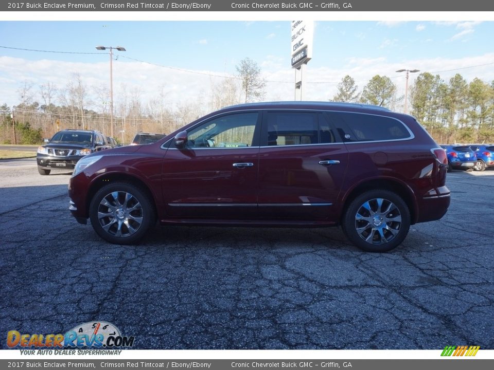 2017 Buick Enclave Premium Crimson Red Tintcoat / Ebony/Ebony Photo #3