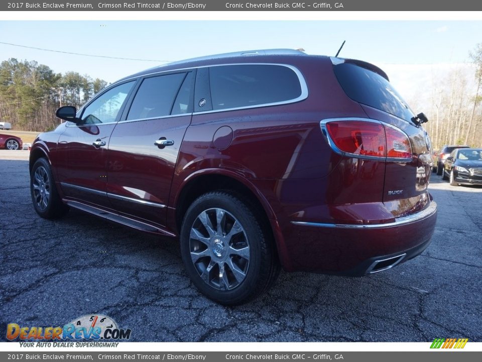 2017 Buick Enclave Premium Crimson Red Tintcoat / Ebony/Ebony Photo #4