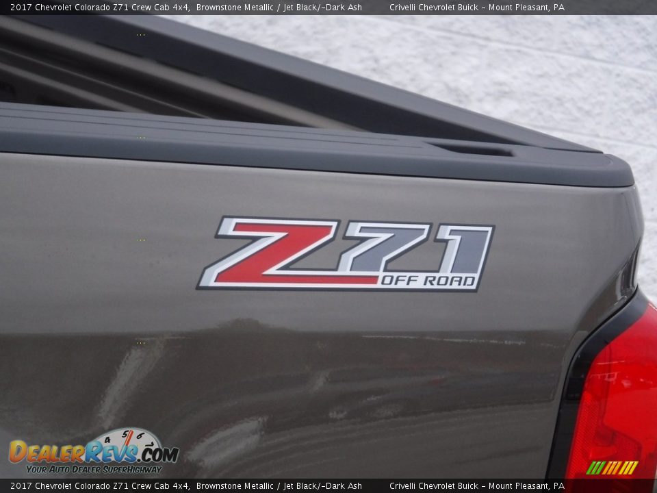 2017 Chevrolet Colorado Z71 Crew Cab 4x4 Brownstone Metallic / Jet Black/­Dark Ash Photo #4