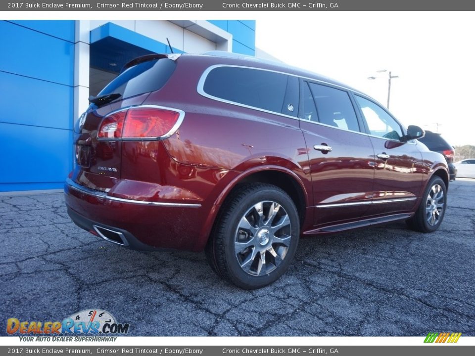 2017 Buick Enclave Premium Crimson Red Tintcoat / Ebony/Ebony Photo #6