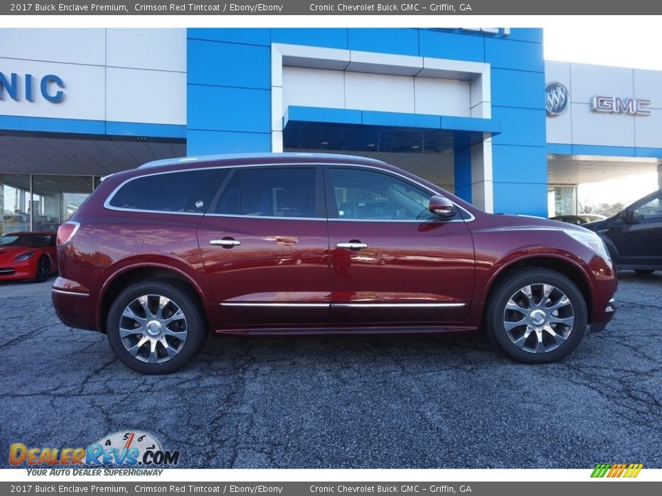 2017 Buick Enclave Premium Crimson Red Tintcoat / Ebony/Ebony Photo #7