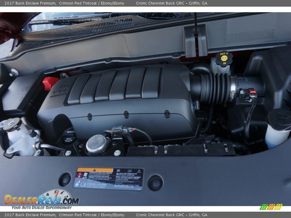 2017 Buick Enclave Premium Crimson Red Tintcoat / Ebony/Ebony Photo #12