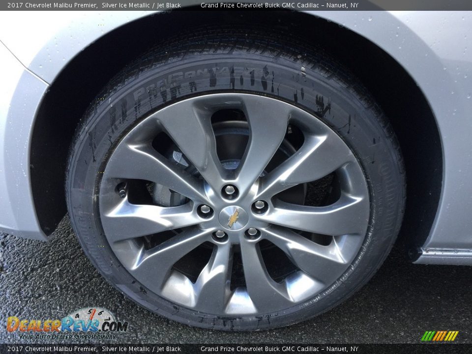 2017 Chevrolet Malibu Premier Silver Ice Metallic / Jet Black Photo #10