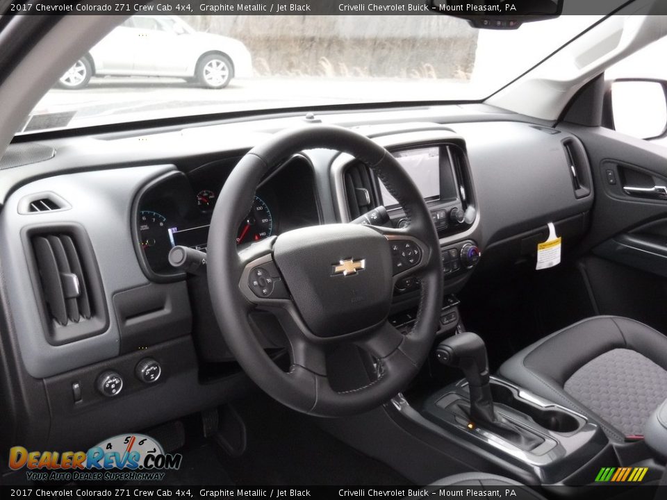 2017 Chevrolet Colorado Z71 Crew Cab 4x4 Graphite Metallic / Jet Black Photo #9