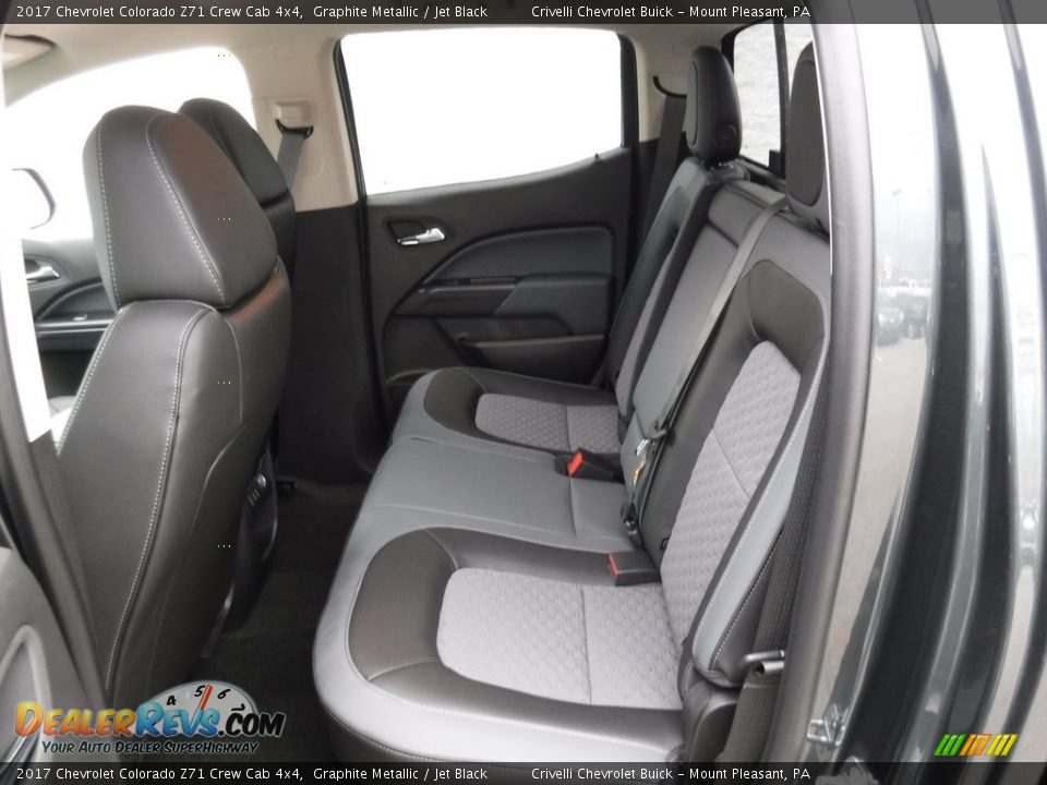 2017 Chevrolet Colorado Z71 Crew Cab 4x4 Graphite Metallic / Jet Black Photo #22