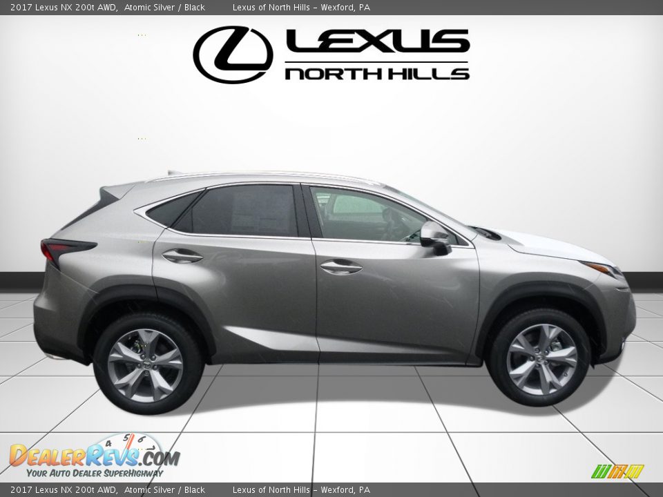 2017 Lexus NX 200t AWD Atomic Silver / Black Photo #2