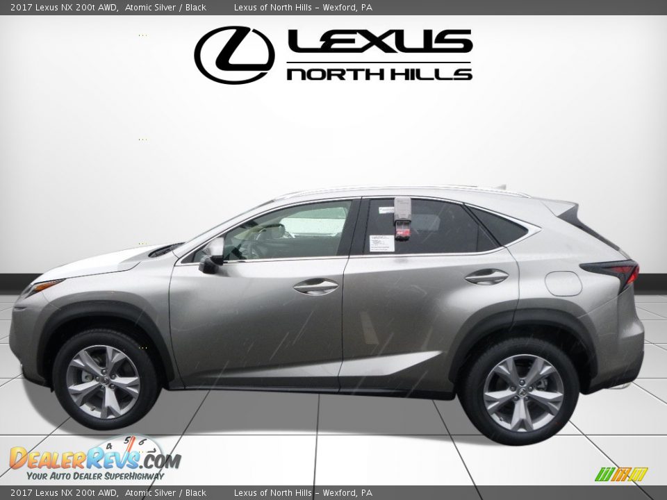 2017 Lexus NX 200t AWD Atomic Silver / Black Photo #3
