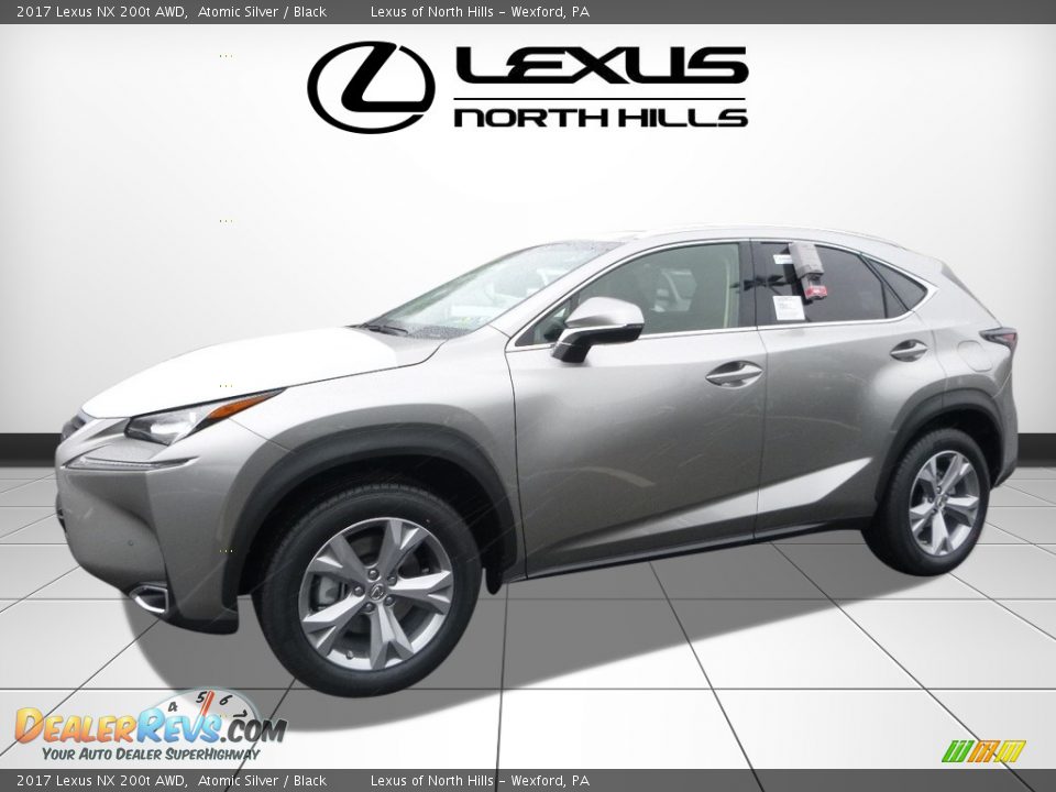 2017 Lexus NX 200t AWD Atomic Silver / Black Photo #4
