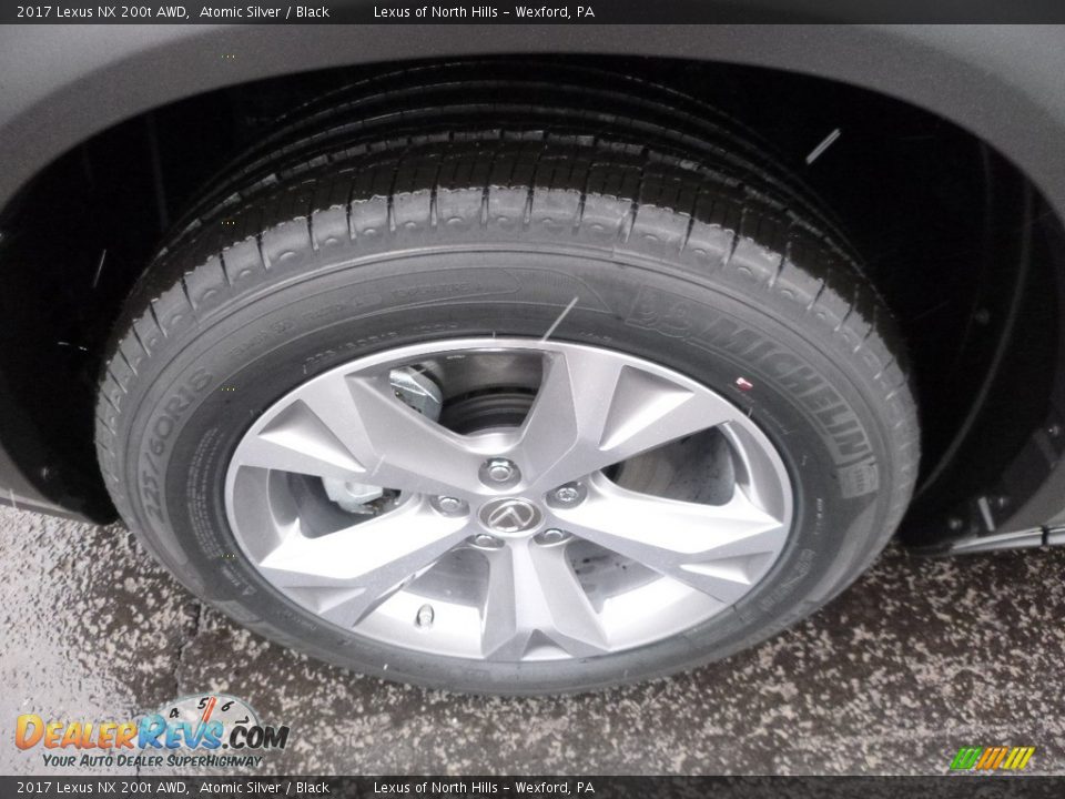 2017 Lexus NX 200t AWD Atomic Silver / Black Photo #5