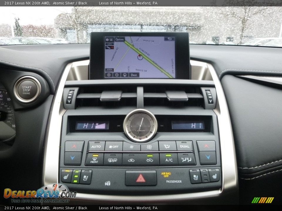 2017 Lexus NX 200t AWD Atomic Silver / Black Photo #13