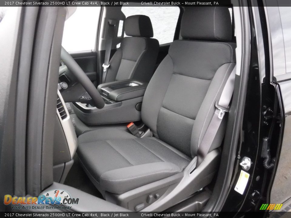 2017 Chevrolet Silverado 2500HD LT Crew Cab 4x4 Black / Jet Black Photo #17
