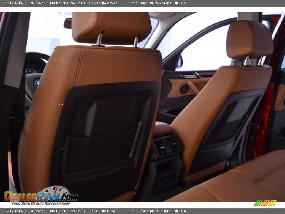 2017 BMW X3 sDrive28i Melbourne Red Metallic / Saddle Brown Photo #14