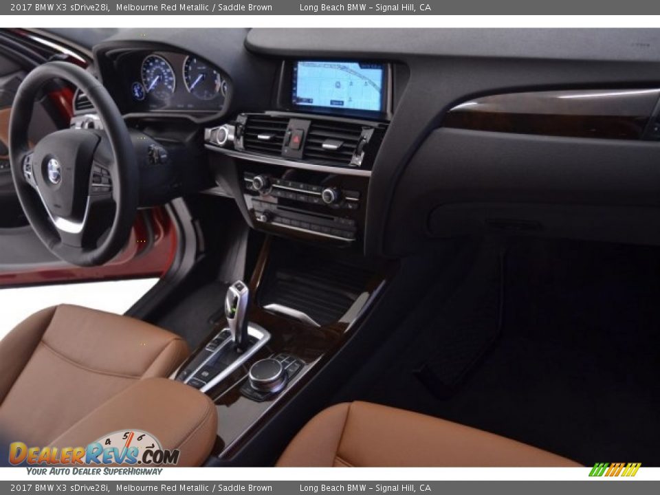 2017 BMW X3 sDrive28i Melbourne Red Metallic / Saddle Brown Photo #16