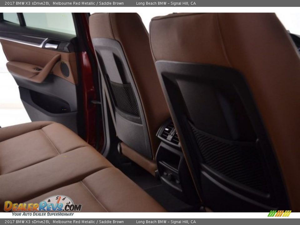 2017 BMW X3 sDrive28i Melbourne Red Metallic / Saddle Brown Photo #19