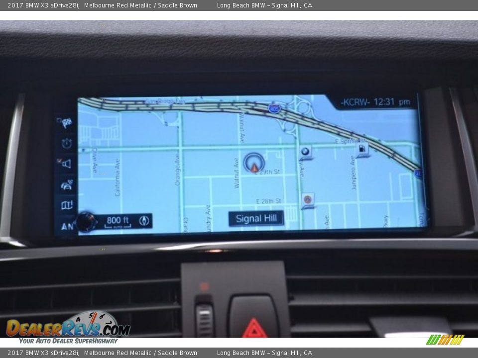 2017 BMW X3 sDrive28i Melbourne Red Metallic / Saddle Brown Photo #24