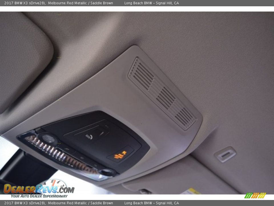 2017 BMW X3 sDrive28i Melbourne Red Metallic / Saddle Brown Photo #25