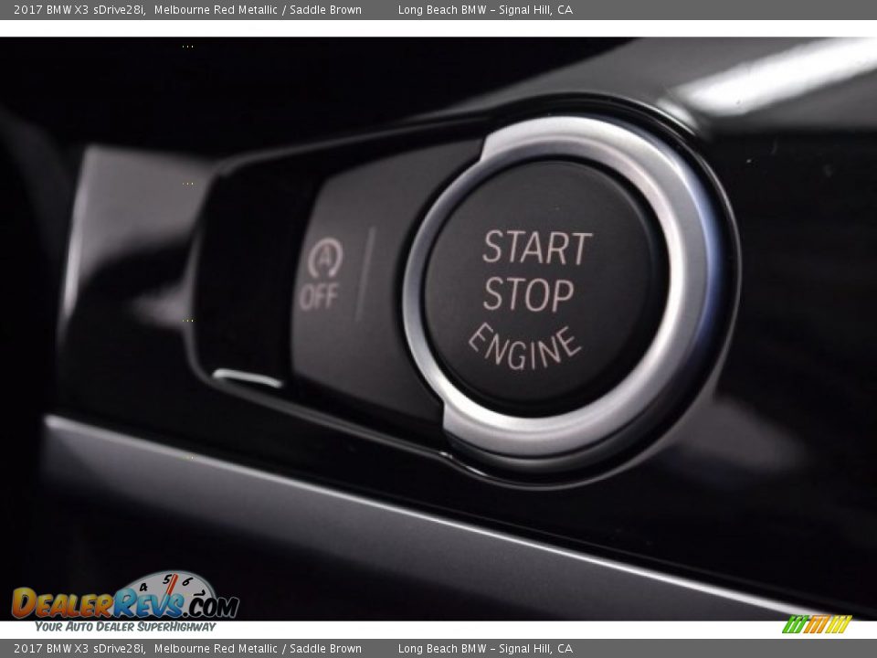 2017 BMW X3 sDrive28i Melbourne Red Metallic / Saddle Brown Photo #28