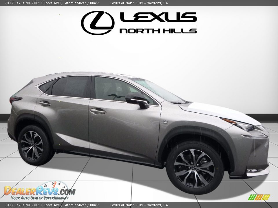 2017 Lexus NX 200t F Sport AWD Atomic Silver / Black Photo #1