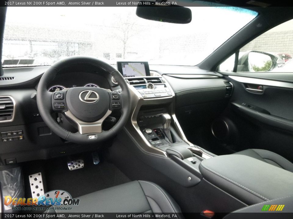 2017 Lexus NX 200t F Sport AWD Atomic Silver / Black Photo #9