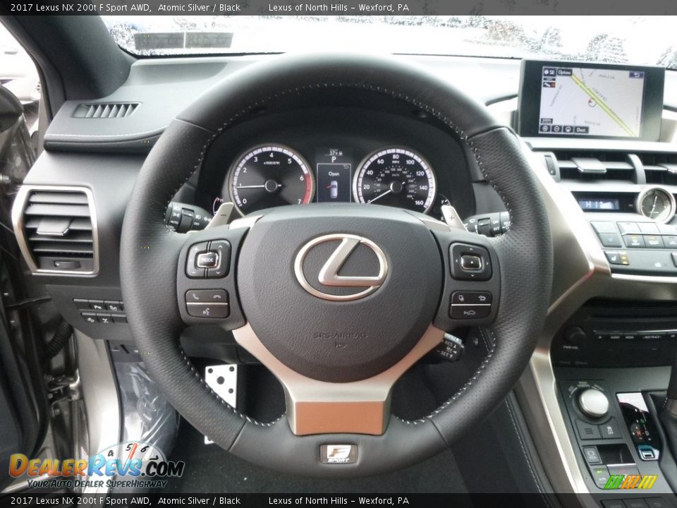 2017 Lexus NX 200t F Sport AWD Steering Wheel Photo #12