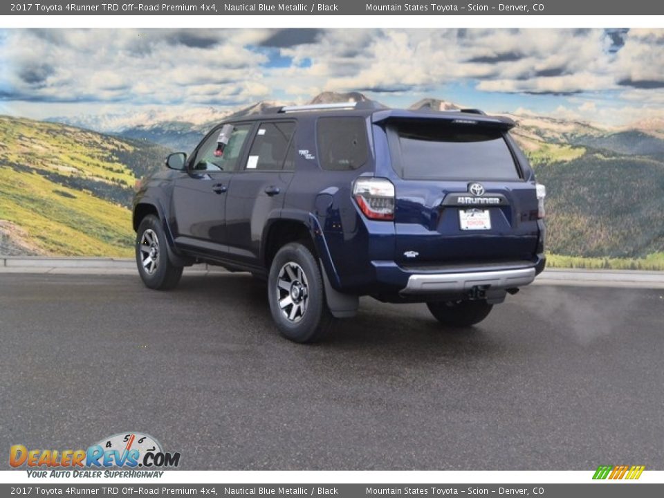 2017 Toyota 4Runner TRD Off-Road Premium 4x4 Nautical Blue Metallic / Black Photo #3